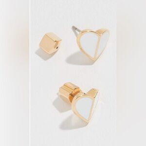 kate spade new york Heritage Spade Small Heart Studs